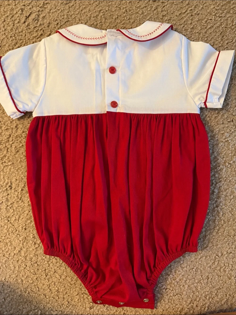 Little English white romper